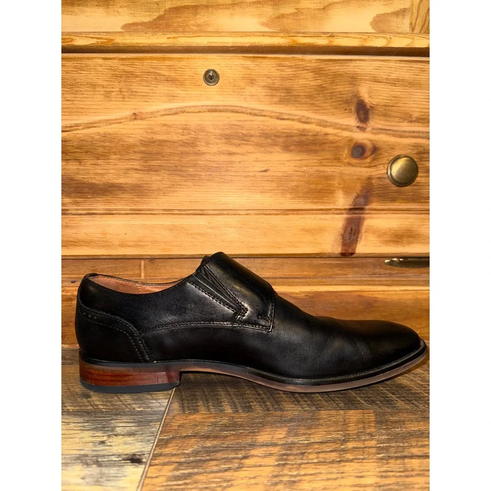Florsheim SORRENTO Black Leather Single Monk Strap Dress Shoes 14293-001 Size 8M